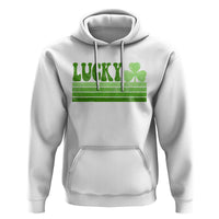 Retro Lucky Hoodie St Patricks Day Irish Shamrock