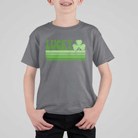 Retro Lucky T Shirt For Kid St Patricks Day Irish Shamrock