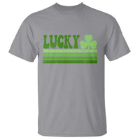 Retro Lucky T Shirt St Patricks Day Irish Shamrock