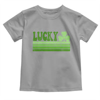Retro Lucky Toddler T Shirt St Patricks Day Irish Shamrock