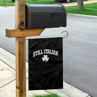 St Patricks Day Italian Garden Flag Funny Retro Varsity Sporty Style Shamrock