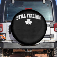 St Patricks Day Italian Spare Tire Cover Funny Retro Varsity Sporty Style Shamrock