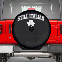 St Patricks Day Italian Spare Tire Cover Funny Retro Varsity Sporty Style Shamrock