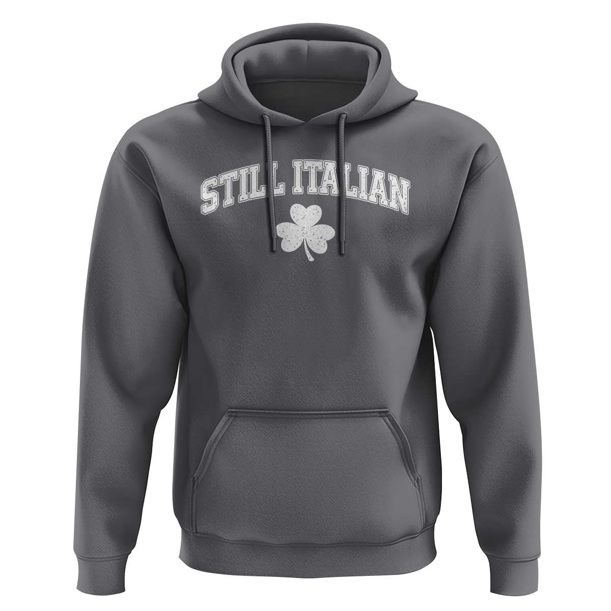 St Patricks Day Italian Hoodie Funny Retro Varsity Sporty Style Shamrock
