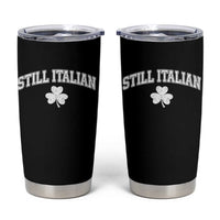 St Patricks Day Italian Tumbler Cup Funny Retro Varsity Sporty Style Shamrock