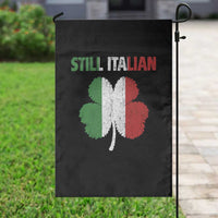 St Patricks Day Still Italian Garden Flag Funny Retro Shamrock Italy Flag