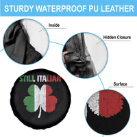 St Patricks Day Still Italian Spare Tire Cover Funny Retro Shamrock Italy Flag
