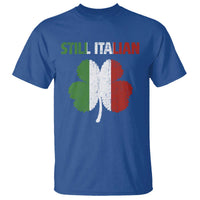 St Patricks Day Still Italian T Shirt Funny Retro Shamrock Italy Flag