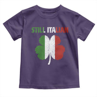 St Patricks Day Still Italian Toddler T Shirt Funny Retro Shamrock Italy Flag