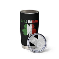 St Patricks Day Still Italian Tumbler Cup Funny Retro Shamrock Italy Flag
