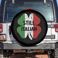 Funny St Patricks Day Italian Spare Tire Cover Retro Vintage Shamrock Italy Flag