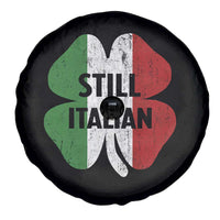 Funny St Patricks Day Italian Spare Tire Cover Retro Vintage Shamrock Italy Flag