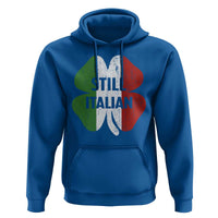 Funny St Patricks Day Italian Hoodie Retro Vintage Shamrock Italy Flag