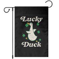 Lucky Duck Garden Flag St Patricks Day Shamrock Irish