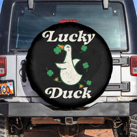 Lucky Duck Spare Tire Cover St Patricks Day Shamrock Irish