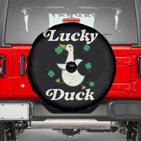 Lucky Duck Spare Tire Cover St Patricks Day Shamrock Irish