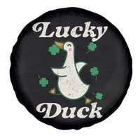 Lucky Duck Spare Tire Cover St Patricks Day Shamrock Irish