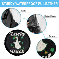 Lucky Duck Spare Tire Cover St Patricks Day Shamrock Irish