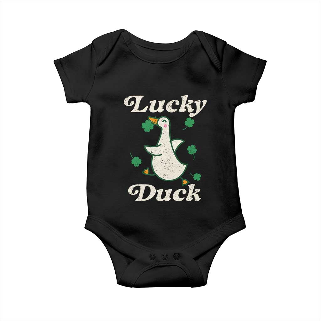 Lucky Duck Baby Onesie St Patricks Day Shamrock Irish