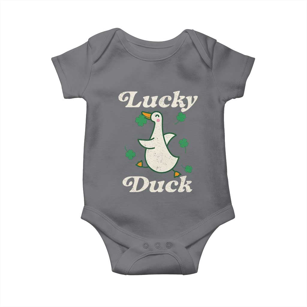 Lucky Duck Baby Onesie St Patricks Day Shamrock Irish