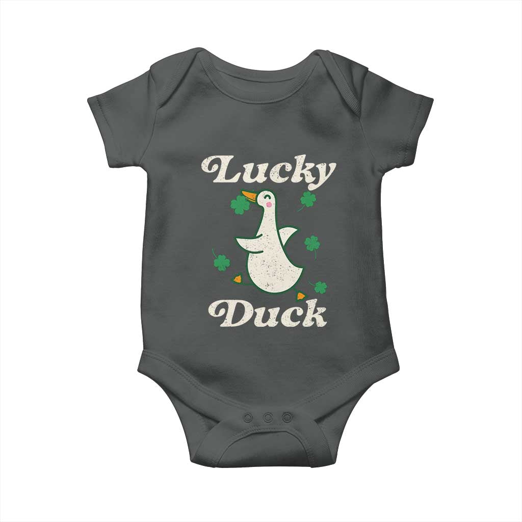 Lucky Duck Baby Onesie St Patricks Day Shamrock Irish