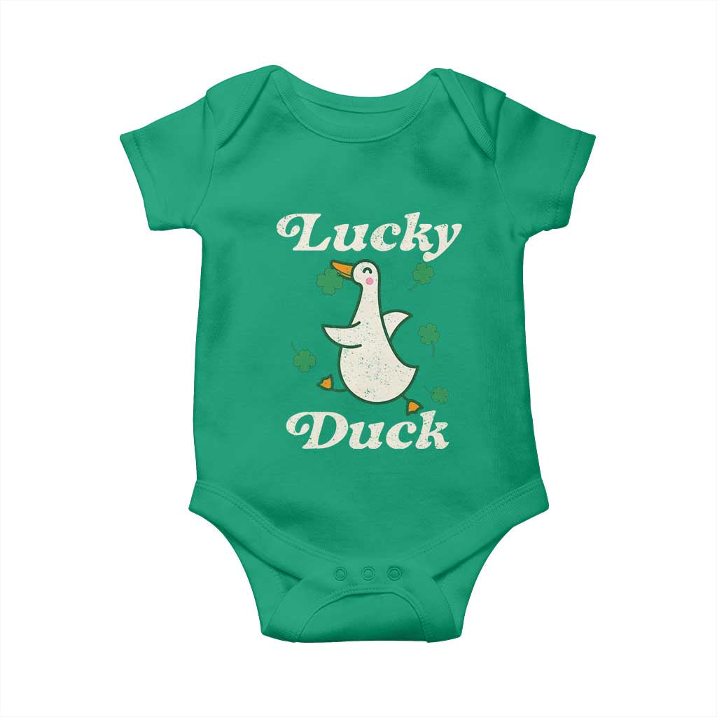 Lucky Duck Baby Onesie St Patricks Day Shamrock Irish