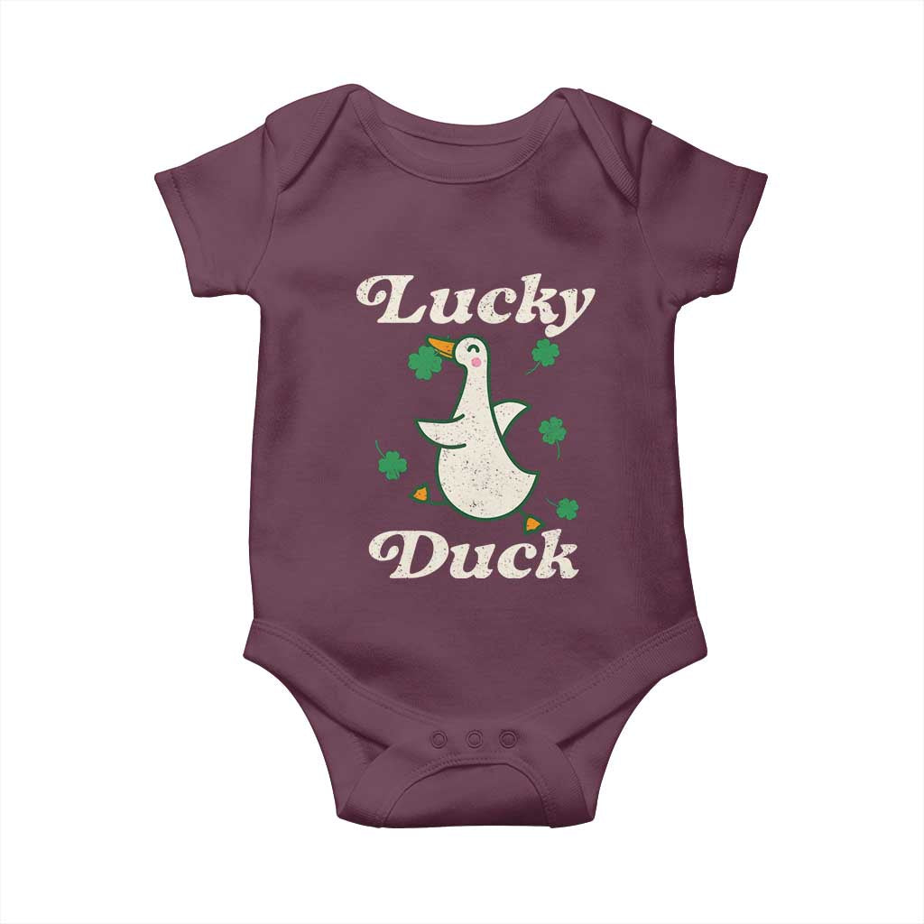 Lucky Duck Baby Onesie St Patricks Day Shamrock Irish