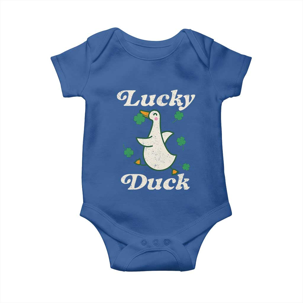 Lucky Duck Baby Onesie St Patricks Day Shamrock Irish