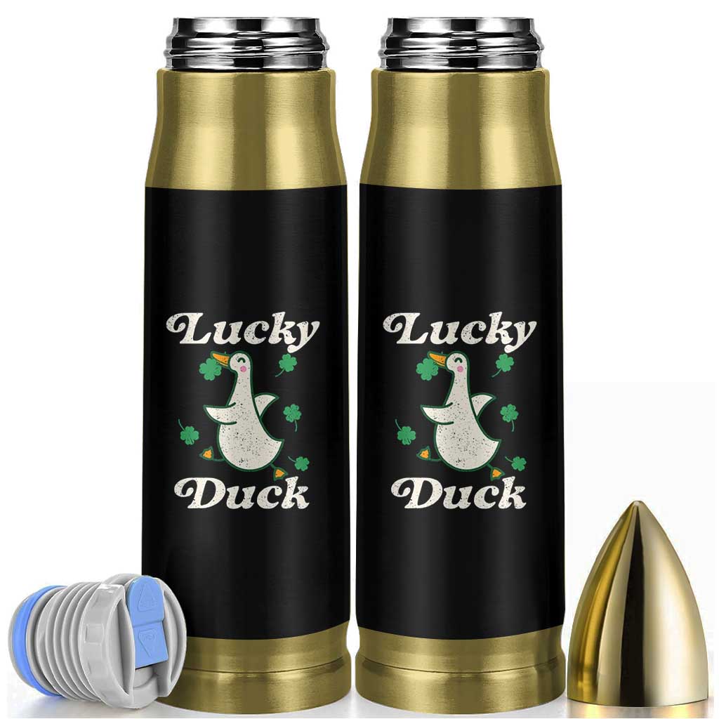 Lucky Duck Bullet Tumbler St Patricks Day Shamrock Irish