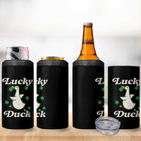 Lucky Duck 4 in 1 Can Cooler Tumbler St Patricks Day Shamrock Irish