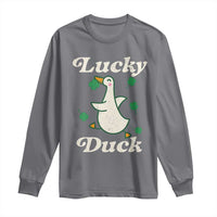 Lucky Duck Long Sleeve Shirt St Patricks Day Shamrock Irish