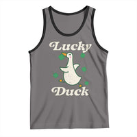 Lucky Duck Tank Top St Patricks Day Shamrock Irish