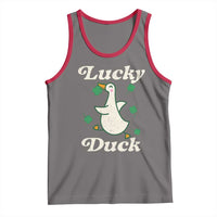 Lucky Duck Tank Top St Patricks Day Shamrock Irish