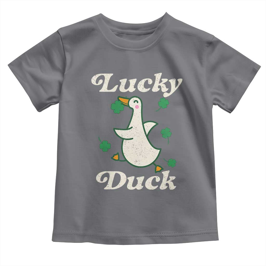 Lucky Duck Toddler T Shirt St Patricks Day Shamrock Irish