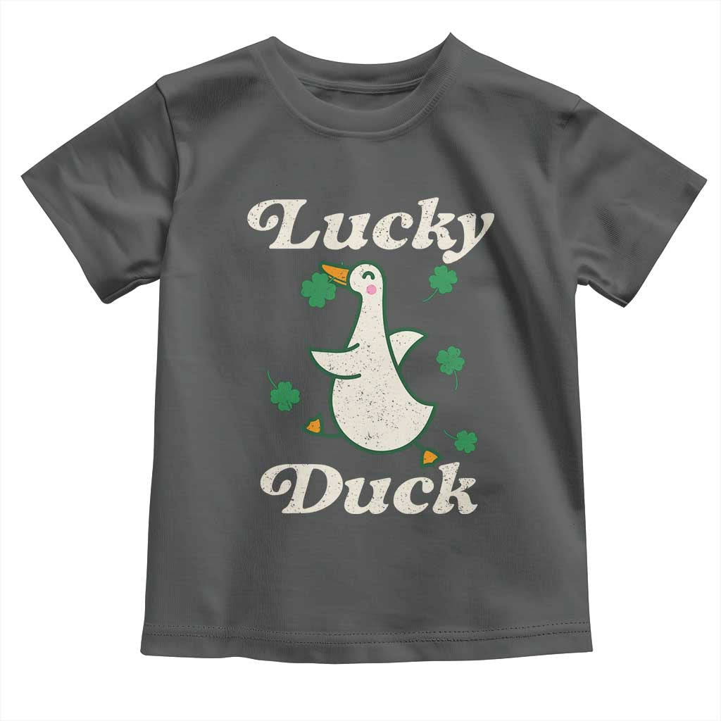 Lucky Duck Toddler T Shirt St Patricks Day Shamrock Irish