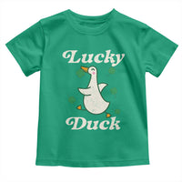 Lucky Duck Toddler T Shirt St Patricks Day Shamrock Irish
