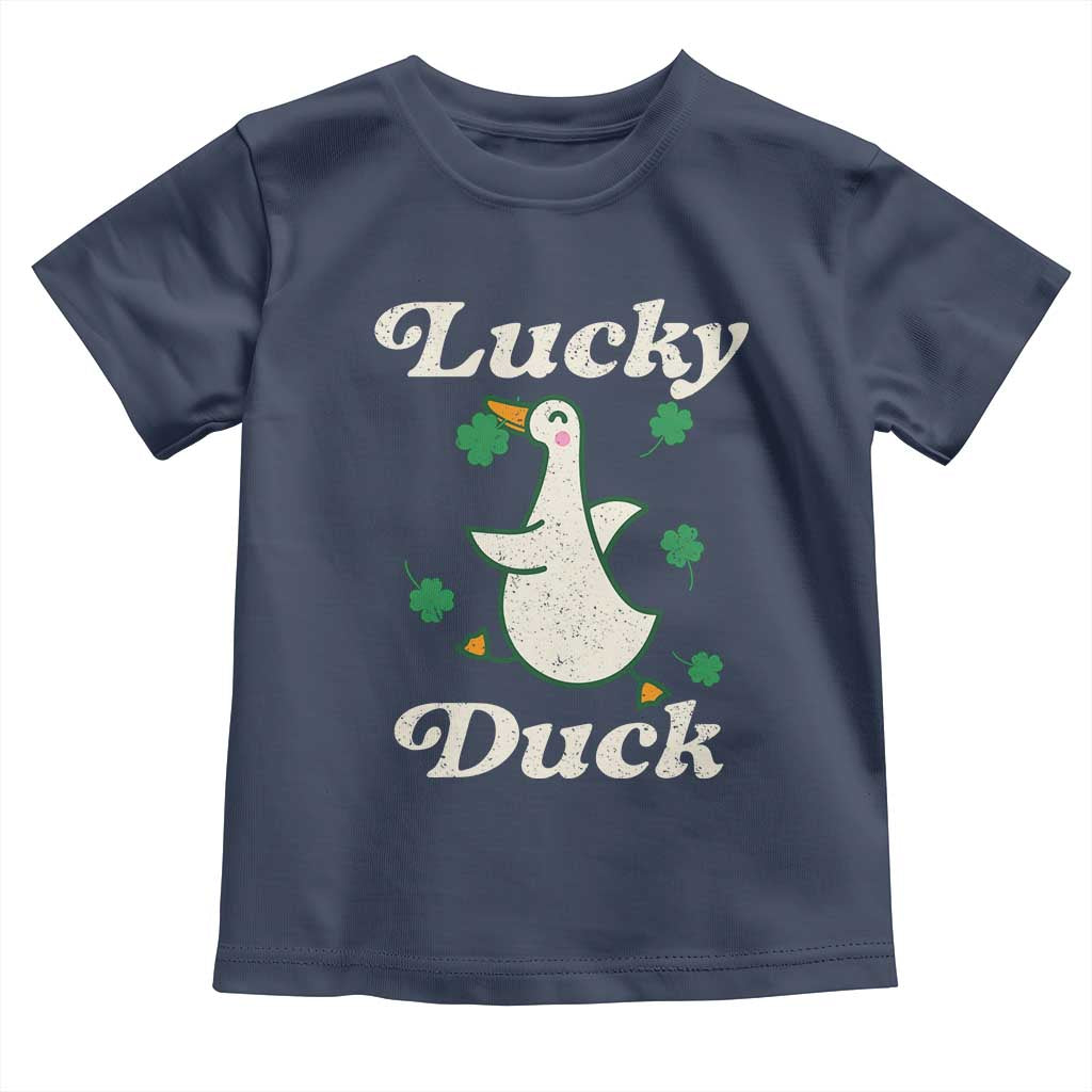 Lucky Duck Toddler T Shirt St Patricks Day Shamrock Irish