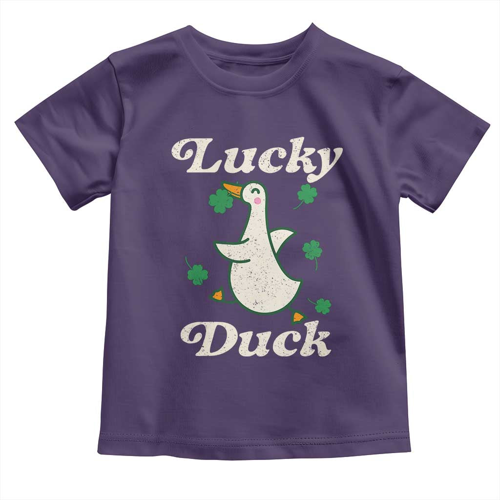 Lucky Duck Toddler T Shirt St Patricks Day Shamrock Irish