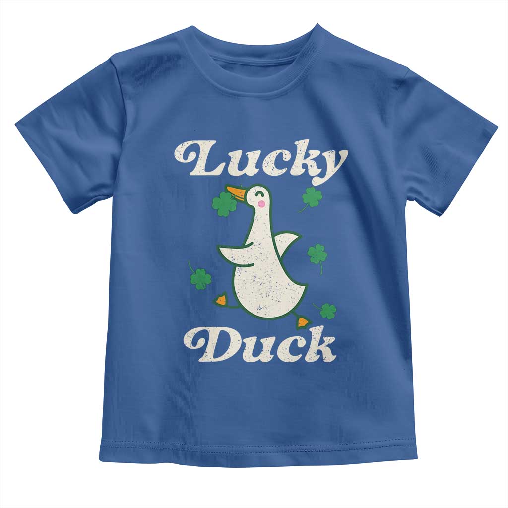 Lucky Duck Toddler T Shirt St Patricks Day Shamrock Irish