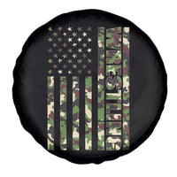 Wrestling American Flag Camo Wrestler Spare Tire Cover