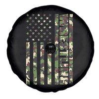 Wrestling American Flag Camo Wrestler Spare Tire Cover