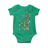 Wrestling American Flag Camo Wrestler Baby Onesie