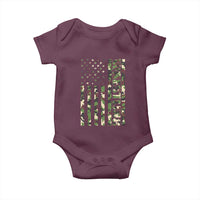 Wrestling American Flag Camo Wrestler Baby Onesie