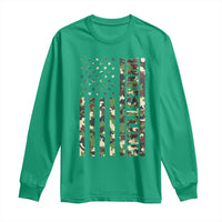 Wrestling American Flag Camo Wrestler Long Sleeve Shirt
