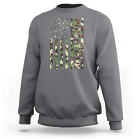 Wrestling American Flag Camo Wrestler Sweatshirt