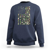 Wrestling American Flag Camo Wrestler Sweatshirt