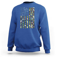 Wrestling American Flag Camo Wrestler Sweatshirt