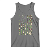 Wrestling American Flag Camo Wrestler Tank Top