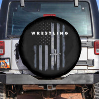Christian Wrestling Spare Tire Cover Wrestler Faith Strength US USA Flag Christ Cross