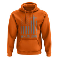 Faith Wrestling Hoodie Christian Wrestler American Flag Cross